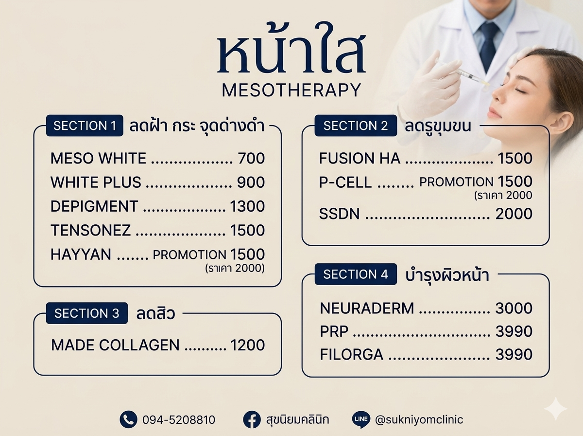 เลเซอร์หน้าใส